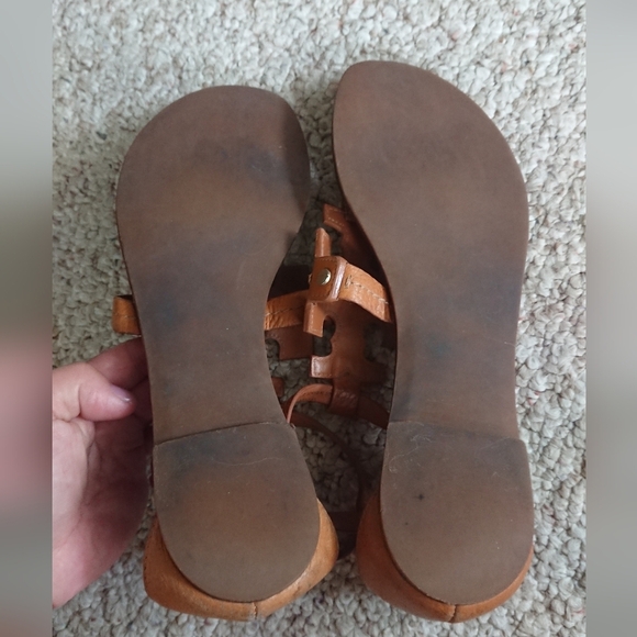 Tory Burch Phoebe Thong Ankle-Strap Sandals Size 7.5 - Picture 9 of 12